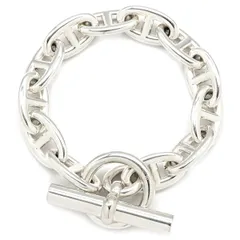 エルメス HERMES ブレスレット シェーヌダンクル GM シルバー925 シルバー 12コマ スターリングシルバー AG925  【中古】