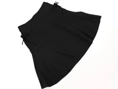 anatelier アナトリエ ウール混 フレア スカート size36/黒 ■■ レディース