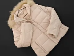 ef-de エフデ ラクーンファー 3WAY ダウン ジャケット size7/ライトベージュ ◆■ レディースのサムネイル