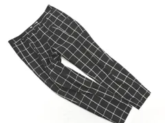 Rope Picnic ロペピクニック チェック テーパード パンツ size38/白ｘ黒 ◇■ レディース