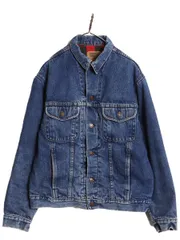 【お得なクーポン配布中!】 90s オールド ギャップ デニム ジャケット メンズ M / トラッカー ジージャン 70506 タイプ 4ポケット チェック フランネル ライナー付き 
