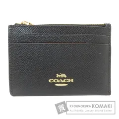 COACH コーチ 88250 キーリング付き コインケース レザー レディース [中古]