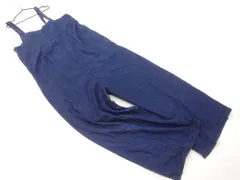 niko and ニコ アンド デニム調 ワイド サロペット オーバーオール sizeM/青 ■■ レディース