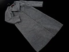URBAN RESEARCH アーバンリサーチ ウール混 スナップボタン ノーカラー コート sizeF/グレー ◇■ レディース
