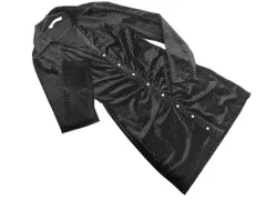 ZARA ザラ ベロア ラメ ドット チュニック ワンピース sizeS/黒 ◇■ レディース