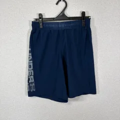《Men》アンダーアーマー ハーフパンツ ヒートギア ルーズ 紺 ネイビー