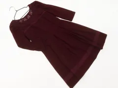 PinkyGirls ピンキーガールズ レース 切替 Aライン ワンピース sizeM/ボルドー ◇■ レディースのサムネイル