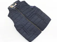 AS KNOW AS アズノゥアズ 迷彩 リバーシブル 中綿ベスト sizeF/紺 ◇■ レディース