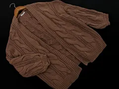 INGNI イング ニット カーディガン size38/モカ ◇■ レディース