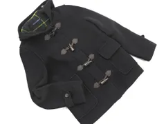 LONDON TRADITION ロンドントラディション ウール混 ショート丈 ダッフル コート size34/紺 ◇■ レディース