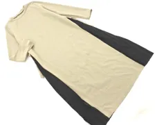 AZUL BY MOUSSY アズールバイマウジー ロング 切替 ワンピース sizeF/ベージュ ◇■ レディース