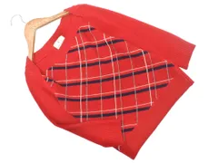 KUMIKYOKU 組曲 ウール100% ニット セーター size2/赤 ◇■ レディース