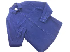 ZARA ザラ コーデュロイ シャツ sizeM/紺 ◇■ メンズ