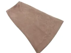 green label relaxing グリーンレーベルリラクシング ユナイテッドアローズ スウェード調 ロング スカート 茶 ◇■ レディース