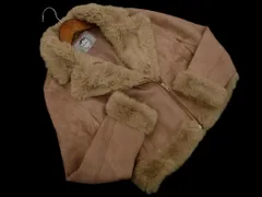 Rirandture リランドチュール フェイクムートン ジャケット size2/ベージュ ◇■ レディース