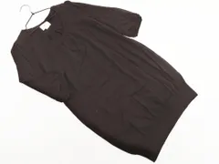 KUMIKYOKU 組曲 ウール100% チュニック ワンピース size2/茶 ◇■ レディース