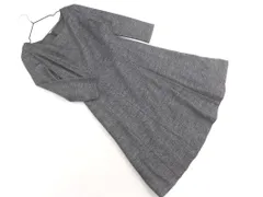COUP DE CHANCE クードシャンス ウール混 Aライン ワンピース size38/チャコール ◇■ レディース