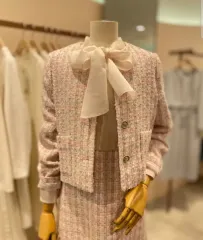 LINE（ライン）エディション ツイード ジャケット ピンク 55 出品