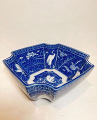 古伊万里 染付 輪花鉢 六角鉢 陶磁器 和食器 - メルカリ