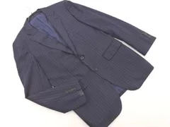 TAKEO KIKUCHI タケオキクチ ピンストライプ テーラード ジャケット size4/紺 ■■ メンズ