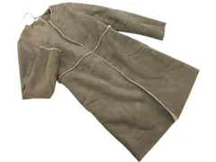 SENSE OF PLACE センスオブプレイス アーバンリサーチ フェイクムートン ノーカラー コート sizeF/グレー ◇■ レディース