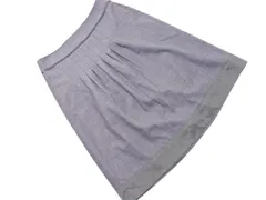 BURBERRY バーバリー ウール100% Aライン 台形 スカート size38/グレー ◇■ レディース