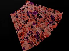 SONIA RYKIEL ソニアリキエル 花柄 フレア スカート size40/ピンク ■■ レディース
