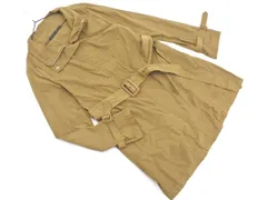 green label relaxing グリーンレーベルリラクシング ユナイテッドアローズ ウエストベルト付き ジップアップ ジャケット size38/ベージュ ◇■ レディース