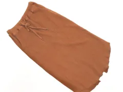 CIAOPANIC TYPY チャオパニックティピー スリット リブ ロング スカート sizeone/茶 ■■ レディース