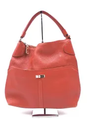 COLE HAAN コールハーン 本革 レザー セミショルダー バッグ 茶 ■■ レディース