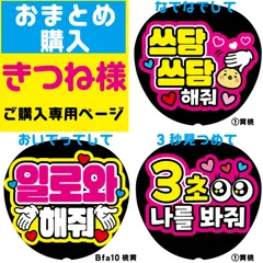 【きつね様専用ページ】◆おまとめ購入◆ファンサうちわ文字　ハングル　反射シート　ネームボード　NFfactory