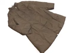 自由区 大きいサイズ ダウン コート size48/ダークブラウン ◆■ レディース