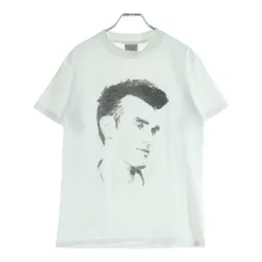 VINTAGE (ヴィンテージ) 90S VINTAGE MORRISSEY TEE ヴィンテージ モリッシー フロントプリントTシャツ ONEITAタグ 半袖クルーネックカットソー ホワイト