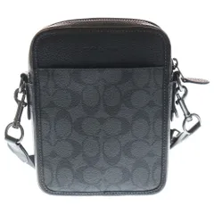 COACH (コーチ) シグネチャー サリバン クロスボディバッグ グレー/ブラック CC009