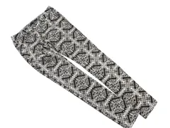 AZUL BY MOUSSY アズールバイマウジー 総柄 スキニー パンツ sizeS/黒ｘグレー ■■ レディース