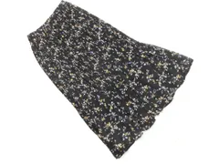 INGNI イング 花柄 プリーツ スカート sizeM/黒 ■■ レディース