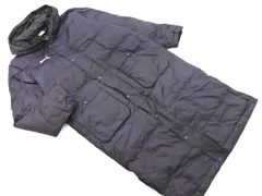 PUMA プーマ ロゴ ダウン ベンチ コート sizeM/濃紺 ◆■◎メンズ