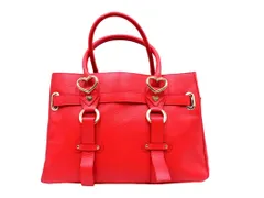 Samantha Thavasa サマンサタバサ レザー ハンド バッグ 赤 ■■ レディース