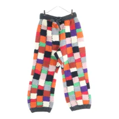 MARNI (マルニ) 21AW クロシェ編み パッチワーク ニットパンツ マルチカラーのサムネイル