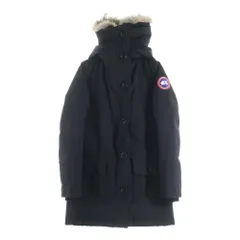 CANADA GOOSE (カナダグース) BRONTE PARKA ブロンテ パーカ ロゴワッペン フードファー ジップアップ フーデッド ダウン ジャケット ブラック レディース 2603JLのサムネイル