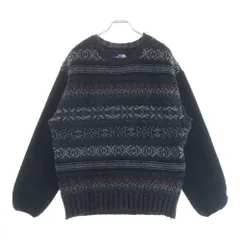 THE NORTH FACE PURPLE LABEL (ノースフェイスパープルレーベル) FIELD CREW NECK SWEATER フィールド クルー ネック ニット セーター グレー NT6254N