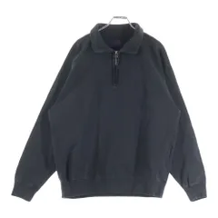 THE NORTH FACE PURPLE LABEL (ノースフェイスパープルレーベル) 11OZ HALF ZIP SWEATSHIRT イレブンオンス ハーフジップ スウェット トレーナ ブラック