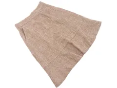 新品 KUMIKYOKU 組曲 ウール混 スカート size2/茶 ◇■ レディース