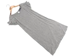 ZARA ザラ アンゴラ混 フリル ニット ワンピース sizeS/グレー ◇■ レディース