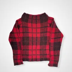 LIVIANA CONTI リビアナコンティ / モヘヤMIXチェックニット 参考定価：32,000程度 SIZE:42のサムネイル