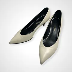 SAINT LAURENT PARIS サンローランパリ / レザーパンプス ホワイト 参考定価：90,000程度 SIZE：36 1/2のサムネイル
