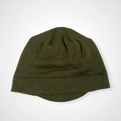 EURO VINTAGE ユーロヴィンテージ / ベルジャンニット帽 ツバ付 オリーブ