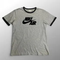 00s NIKE ナイキ / フロッキープリント リンガー ロゴTシャツ ユニセックス SIZE：L