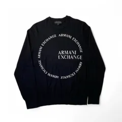 ARMANI EXCHANGE アルマーニ エクスチェンジ / サステナブル プロジェクト サークルロゴ ニット 参考定価：20,300+tax SIZE:S