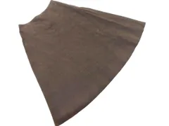 23区 スエード調 フレア スカート size38/ダークブラウン ◇■ レディース